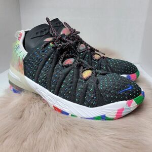 Nike Mens Lebron 18 CQ9283 002 James Gang Sneaker Shoes Size 7